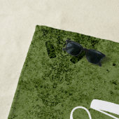 Bride - Gepersonaliseerd Bachelorette het Witte Ma Strandlaken (In situ)