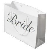 Bride Gift Bag Groot Cadeauzakje (Achterkant Gekanteld)