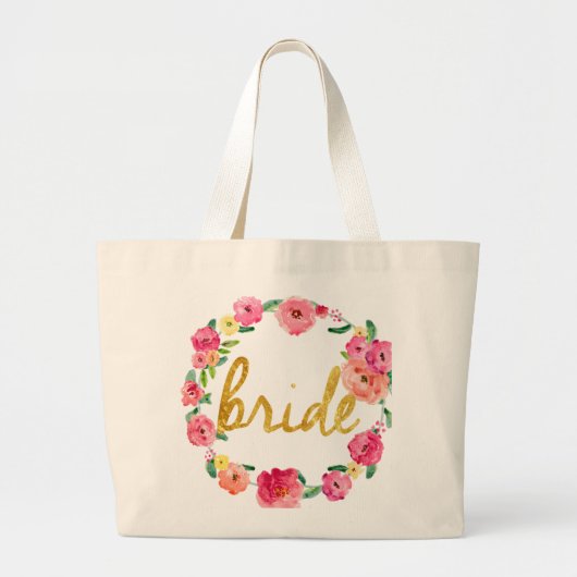 Bride Gifts Grote Tote Bag (Voorkant)