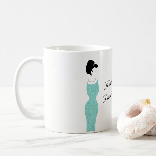 BRIDE Glam & Bling Darling Verloving Bridal Party Koffiemok (Met donut)