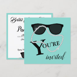 BRIDE Glam Celebrate Diamond Tiara Party Shower Kaart