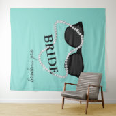 BRIDE & Glam Diamond Foto Prop Tiara Shower Party Wandkleed (In Situ (horizontaal))