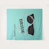 BRIDE & Glam Diamond Foto Prop Tiara Shower Party Wandkleed (Voorkant (horizontaal))