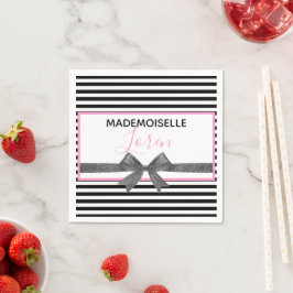 BRIDE Glam Parijse thema Couture Douche Party Servet