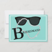 Bride Glam viert Tiara Party Be My Bridesmaid Kaart (Voorkant)