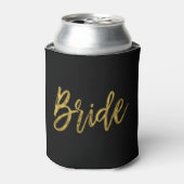 Bride Gold Foil Koelbox Blikjeskoeler (Blikje Voorkant)