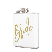 Bride Gold Glitter-script Heupfles (Links)