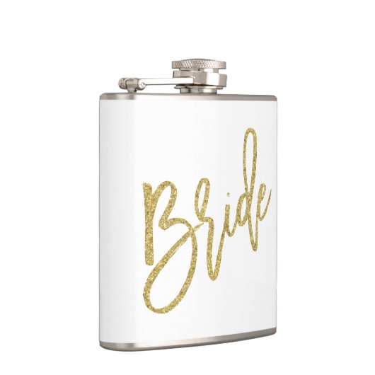 Bride Gold Glitter-script Heupfles (Rechts)