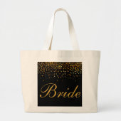 Bride Gold Grote Canvas tas (Voorkant)