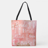 Bride Gold Melon Script Modern Wedding