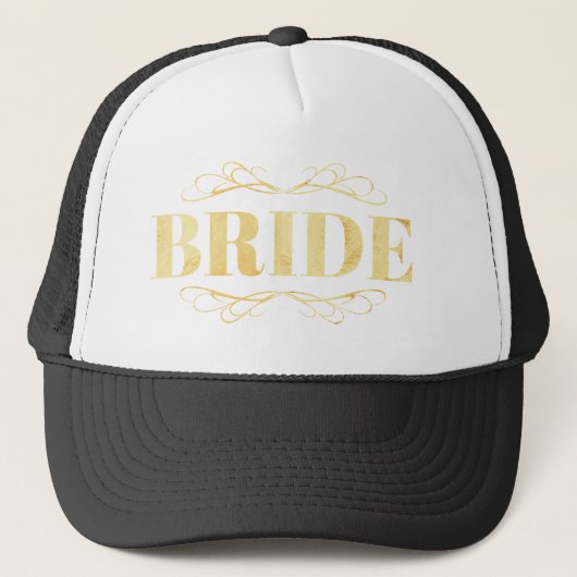 Bride Golden Scroll Trucker Pet (Voorkant)