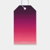 Bride Gown Vrijgezellenfeest Black Cherry Dank u Cadeaulabel (Achterkant)