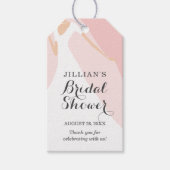 Bride Gown Vrijgezellenfeest Blush Roze Dank u Cadeaulabel (Voorkant)