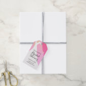 Bride Gown Vrijgezellenfeest Hot Pink Dank u Cadeaulabel (Met Touw)