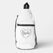 BRIDE Grey White Sling Bag (Voorkant)