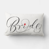 Bride Groom Black White - twee zijn één bruiloft Kussen (Voorkant)