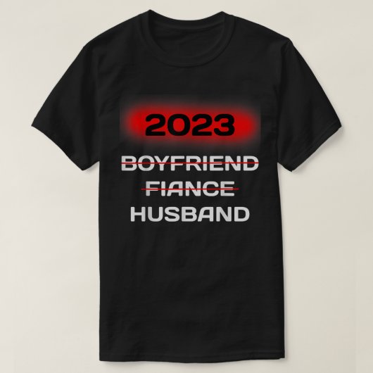 Bride & Groom Couples Boyvriend Fiance Husband Wed T-shirt (Design voorkant)