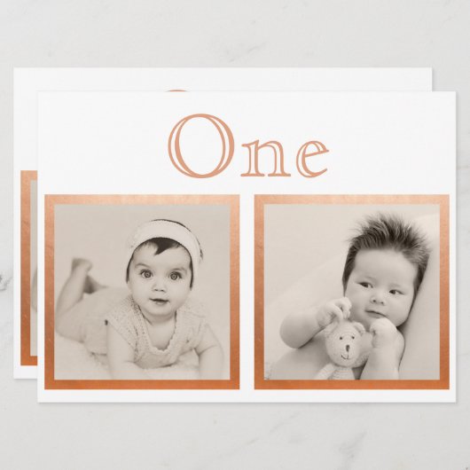 Bride Groom Custom Age Roos Gold Table Number Kaart (Voorkant / Achterkant)