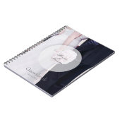 Bride & groom editable trouwgastenboek notitieboek (Linkerzijde)