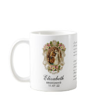 Bride Groom Gold Floral Prayer Bridesmaid