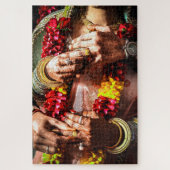 Bride & Groom Hindu Wedding Jigzaag Puzzle 1014 pc Legpuzzel (Verticaal)