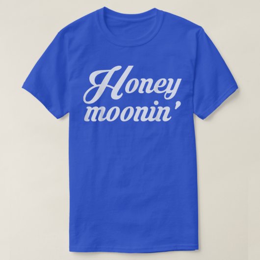 Bride Groom Honeymoon Vacation Honeymoonin T-shirt (Design voorkant)