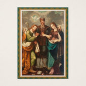 Bride Groom Mary van de Heilige Kaart voor bruilof (Voorkant)