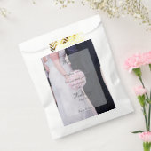 Bride & groom photography editable bruiloft bedankzakje (Gezegeld)