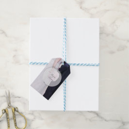 Bride & groom photography editable bruiloft cadeaulabel