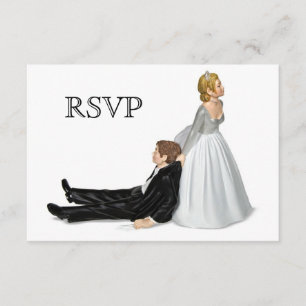 Bride & Groom RSVP Kaart