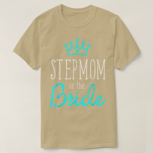 Bride Groom Shirten Stepmam van de bruidsgordel T-shirt (Design voorkant)