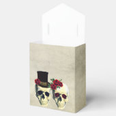 Bride & Groom Skull Wedding Party Favor Bedankdoosjes (Geopend)