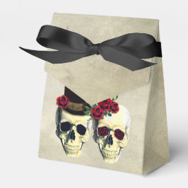 Bride & Groom Skull Wedding Party Favor Bedankdoosjes