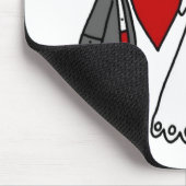 Bride & Groom Stick Figures Wedding I do Muismat (Hoek)