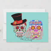 Bride & Groom Til Death Do ons Party Kaart (Voorkant)