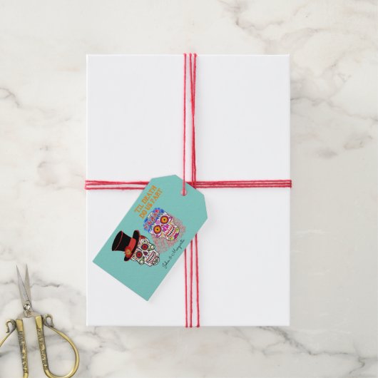 Bride & Groom tot de dood van ons Cadeaulabel (Met Touw)