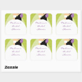 Bride & Groom Vrijgezellenfeest Heart Sticker (Vel)