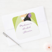 Bride & Groom Vrijgezellenfeest Heart Sticker (Envelop)