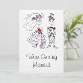 Bride & Groom/ We gaan trouwen (Staand voorkant)
