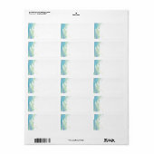 BRIDE & GROOM Weddenschap Druk je eigen label roze (Full Sheet)