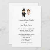 Bride & Groom - Weddenschap Kaart (Voorkant / Achterkant)