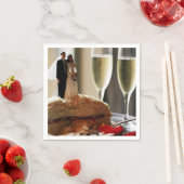 Bride Groom Wedding Cake Napkins Servet (Insitu)