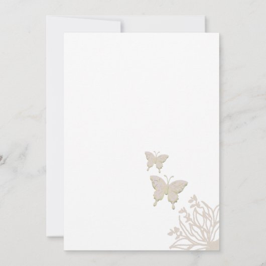 Bride & Groom Wedding Cake Topper African American Kaart (Achterkant)