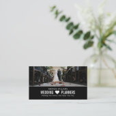 Bride & Groom, Wedding Event Planner Visitekaartje (Staand voorkant)