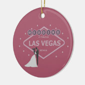 Bride & Groom Wedding in Las Vegas Ornament (Links)