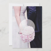 Bride & Groom Wedding Kaart (Achterkant)