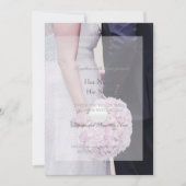 Bride & Groom Wedding Kaart (Voorkant)