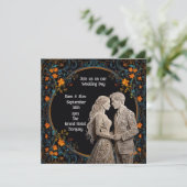 Bride & Groom Wedding Personalised (Staand voorkant)