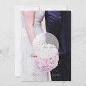 Bride & Groom Wedding Save The Date (Voorkant)