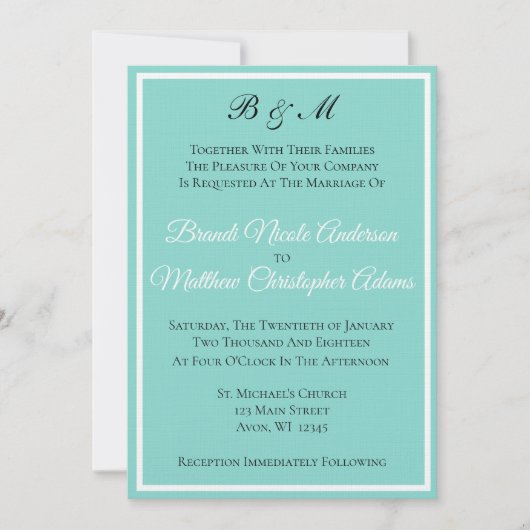 Bride & Groom Wedding Suite Traditional Ceremony (Voorkant)